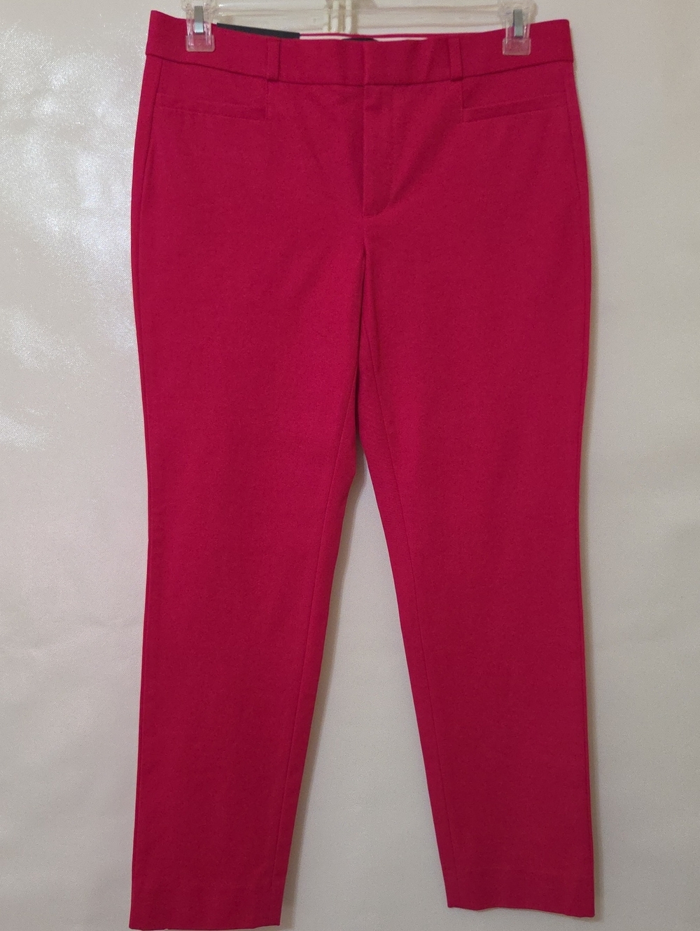 Banana Republic Women’s Sloan Pink Stretch Midrise Crop Ankle Pants - Size 8 New